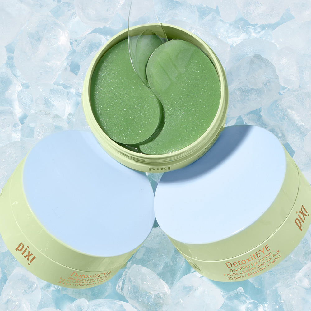 Pixi DetoxifEYE Depuffing Eye Patches with cucumbers